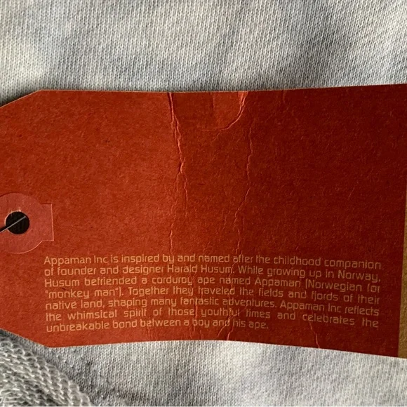 APPAMAN girls slouchy sweatshirt 80% gray cotton distressed style sweats… - Picture 7 of 14